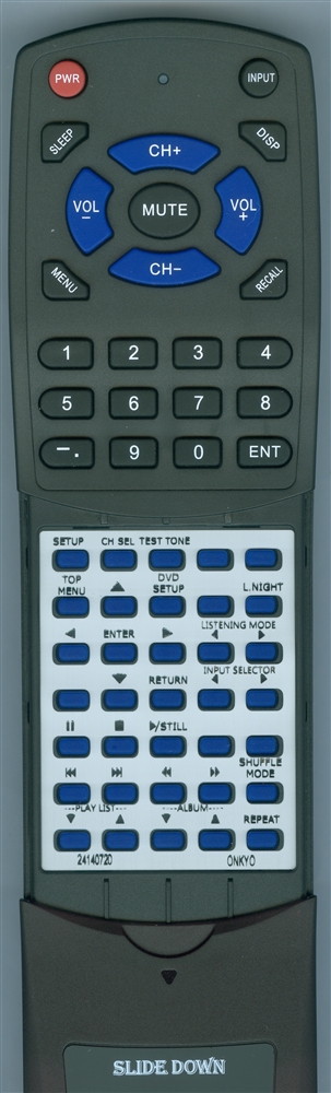 ONKYO 24140720 RC720S replacement Redi Remote