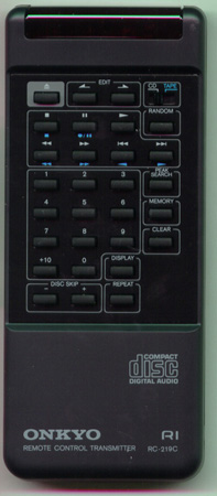 ONKYO 24140219A RC-219C Genuine  OEM original Remote