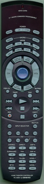 ONKYO 24140392A RC-392M Genuine  OEM original Remote