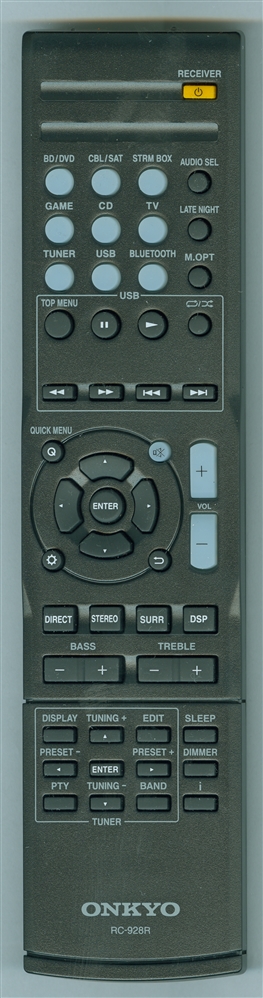 ONKYO 8300928000010S RC-928R Genuine OEM original Remote