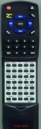 ONKYO 24140164 RCAV90M replacement Redi Remote