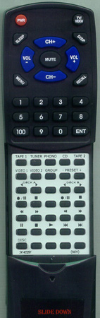 ONKYO 24140329Y RC-329S replacement Redi Remote