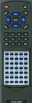 ONKYO 24140447 RC-447M replacement Redi Remote