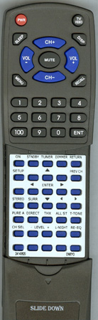 ONKYO 24140620 RC620M replacement Redi Remote