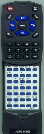 ONKYO 24140646 RC646S replacement Redi Remote