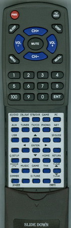 ONKYO 24140836 RC-836M replacement Redi Remote