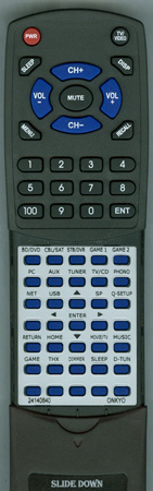 ONKYO 24140840 RC-840M replacement Redi Remote
