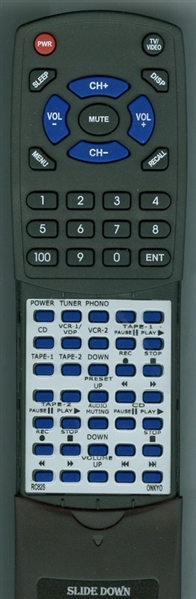ONKYO RC-82S RC82S replacement Redi Remote