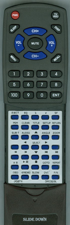 OPPO DIGITAL OPDV971H replacement Redi Remote