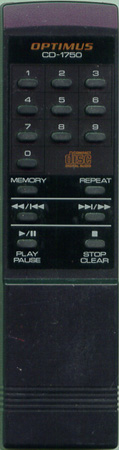 OPTIMUS 11228350 CD1750 Genuine  OEM original Remote