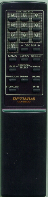 OPTIMUS 11231305 CD6500 Refurbished Genuine OEM Original Remote