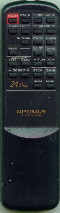 OPTIMUS 11465325 SYSTEM 735 Refurbished Genuine OEM Original Remote