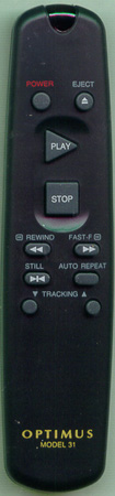 OPTIMUS 11884186 MODEL 31 Genuine  OEM original Remote
