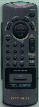 OPTIMUS CD-3322 CD3322 Genuine  OEM original Remote