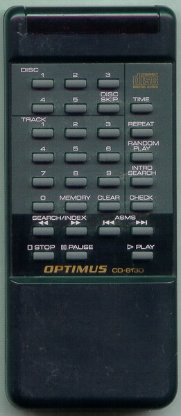 OPTIMUS CD6130 CD6130 Refurbished Genuine OEM Original Remote