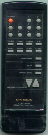 OPTIMUS STAV-3150 STAV3150 Genuine  OEM original Remote