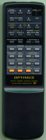 OPTIMUS ZA0290 STAV3350 Genuine  OEM original Remote