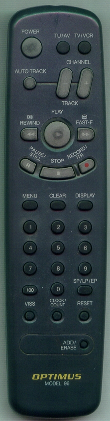OPTIMUS MODEL 96 Genuine  OEM original Remote