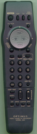 OPTIMUS ZA90171 VSQS1610 Genuine OEM original Remote