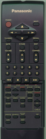 PANASONIC EUR51707 EUR51707 Genuine  OEM original Remote