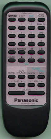 PANASONIC EUR645401 Genuine OEM original Remote
