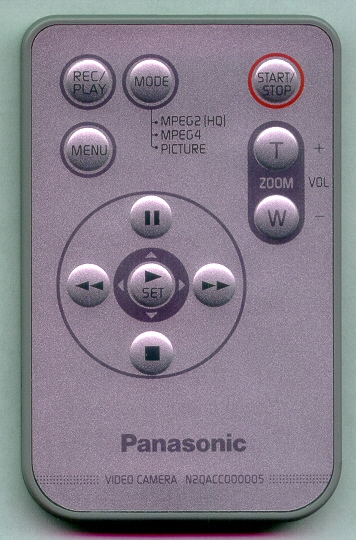 PANASONIC N2QACC000005 N2QACC000005 Refurbished Genuine OEM Remote