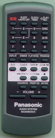 PANASONIC N2QAGB000016 N2QAGB000016 Genuine  OEM original Remote