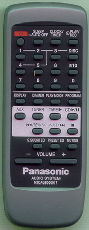 PANASONIC N2QAGB000017 N2QAGB000017 Genuine  OEM original Remote