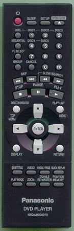 PANASONIC N2QAJB000070 Genuine  OEM original Remote