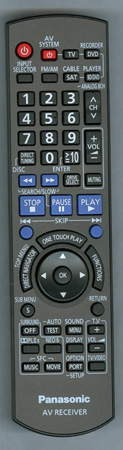 PANASONIC N2QAKB000069 N2QAKB000069 Genuine OEM original Remote