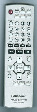 PANASONIC N2QAYB000090 N2QAYB000090 Genuine OEM original Remote