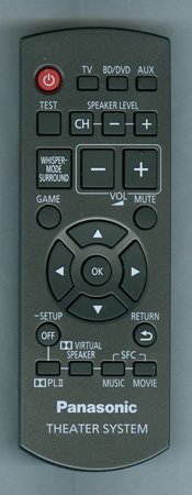 PANASONIC N2QAYB000417 Genuine OEM original Remote