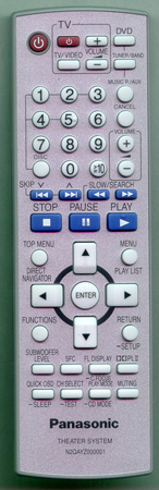 PANASONIC N2QAYZ000001 Genuine  OEM original Remote
