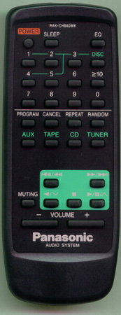PANASONIC RAK-CH940WK RAKCH940WK Genuine  OEM original Remote