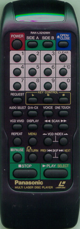 PANASONIC RAK-LX210WH Genuine  OEM original Remote