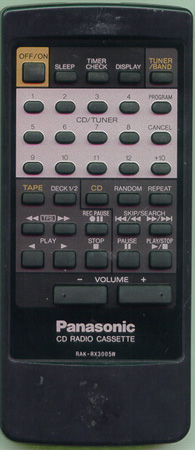 PANASONIC RAK-RX3005W RAKRX3005W Genuine  OEM original Remote