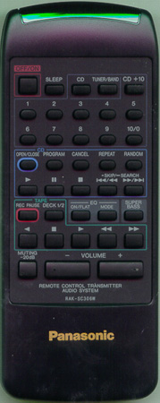 PANASONIC RAK-SC306W RAKSC306W Genuine  OEM original Remote