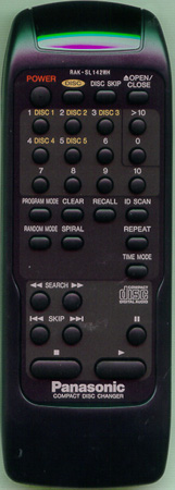 PANASONIC RAK-SL142WH Genuine  OEM original Remote