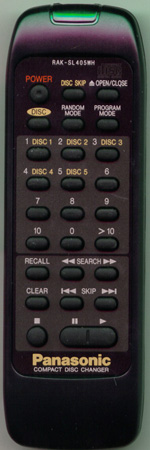 PANASONIC RAK-SL405WH RAKSL405WH Genuine  OEM original Remote