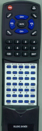 PANASONIC 2000015 replacement Redi Remote