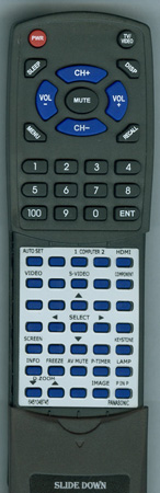 PANASONIC 6451048745 MXDA replacement Redi Remote
