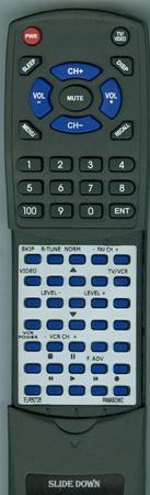 PANASONIC EUR50725 EUR50725 replacement Redi Remote