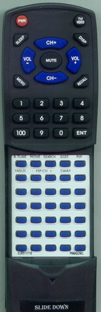 PANASONIC EUR511171B EUR511171B replacement Redi Remote
