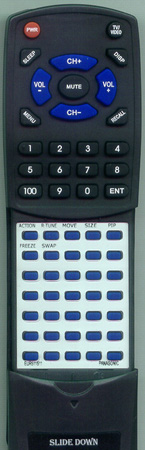 PANASONIC EUR511511 EUR511511 replacement Redi Remote
