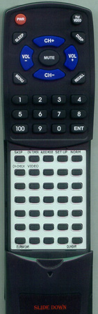 PANASONIC EUR641244 EUR641244 replacement Redi Remote