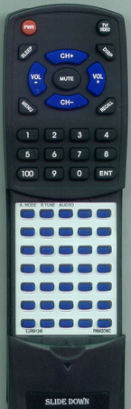 PANASONIC EUR641248 EUR641248 replacement Redi Remote