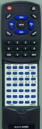 PANASONIC EUR642160 EUR642160 replacement Redi Remote