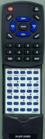 PANASONIC EUR642180 EUR642180 replacement Redi Remote