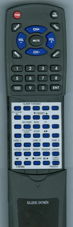 PANASONIC EUR643803 EUR643803 replacement Redi Remote