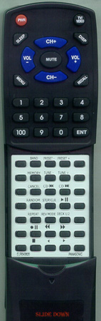 PANASONIC EUR643820 EUR643820 replacement Redi Remote